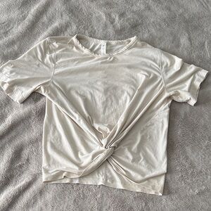 Lululemon Cream Knotted Women’s Top
